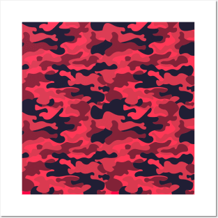 Camouflage Seamless Pattern Posters and Art